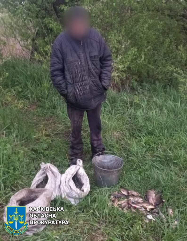 Наловив риби на 80 тисяч гривень: на Харківщині судитимуть браконьєра