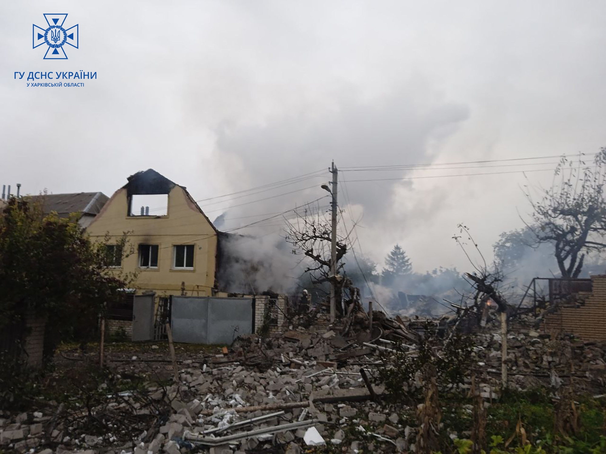Пожежа у Куп'янську 10 жовтня