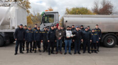Две автоцистерны для доставки питьевой воды подарили спасателям Харьковщины