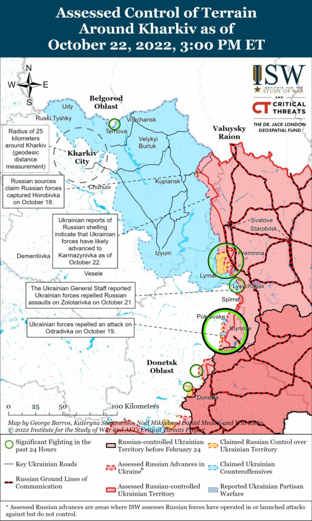 Війська РФ провели невдалі обмежені контратаки на Харківщині – ISW