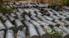 В Харькове остатки вражеских снарядов хранят на нескольких площадках (видео)