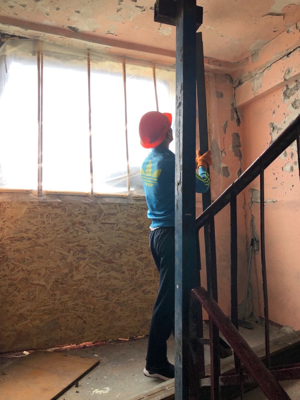 Відновлення будинку у Немишлянському районі - фото Харківської міськради