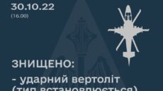 Ворожий вертоліт “приземлили” на Харківщині