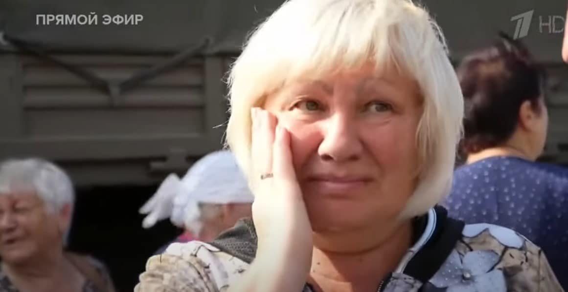 Переселенка з Донбасу на Харківщині прославляла РФ: “зірку” росТБ затримали