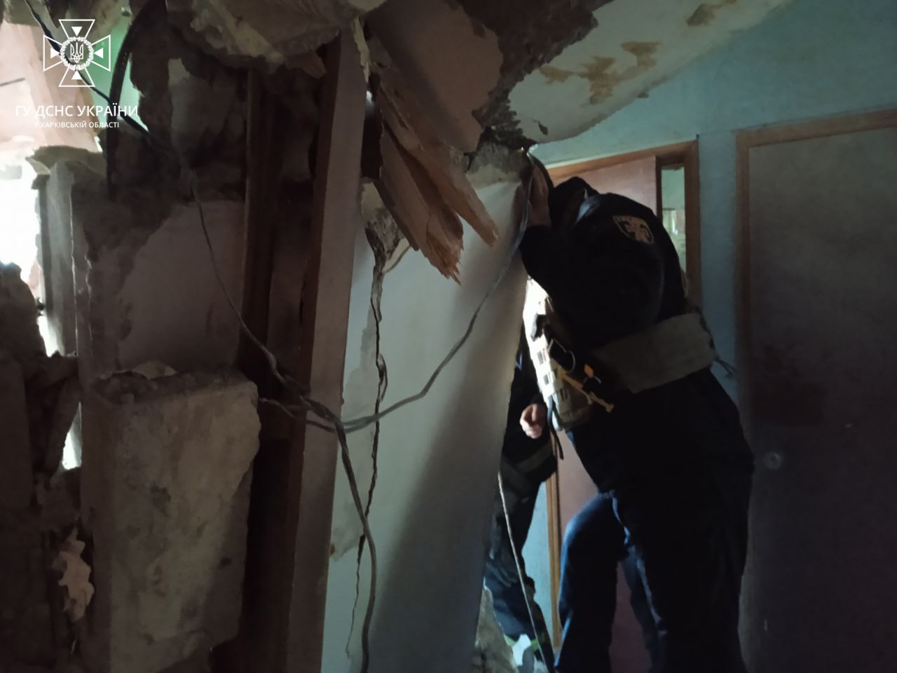 Зруйнований будинок у Ковшарівці на Харківщині