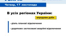 На Харківщині можливі аварійні відключення електрики – “Укренерго”