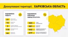 За тиждень на Харківщині повернули газ до 86 населених пунктів, світло – до 41