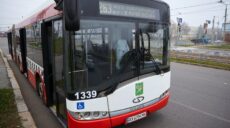 Автобуси, які передала Харкову Німеччина, вже на маршрутах – Терехов (відео)
