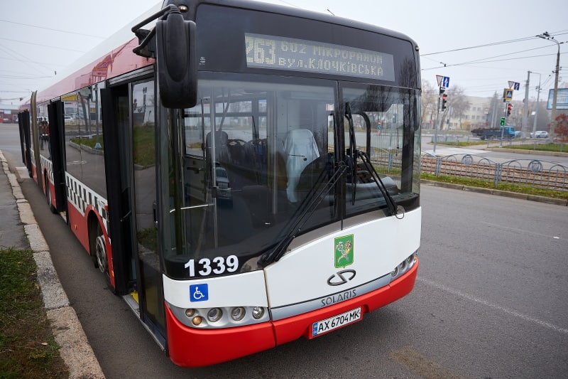 В Харькове запустили три новых автобусных маршрута