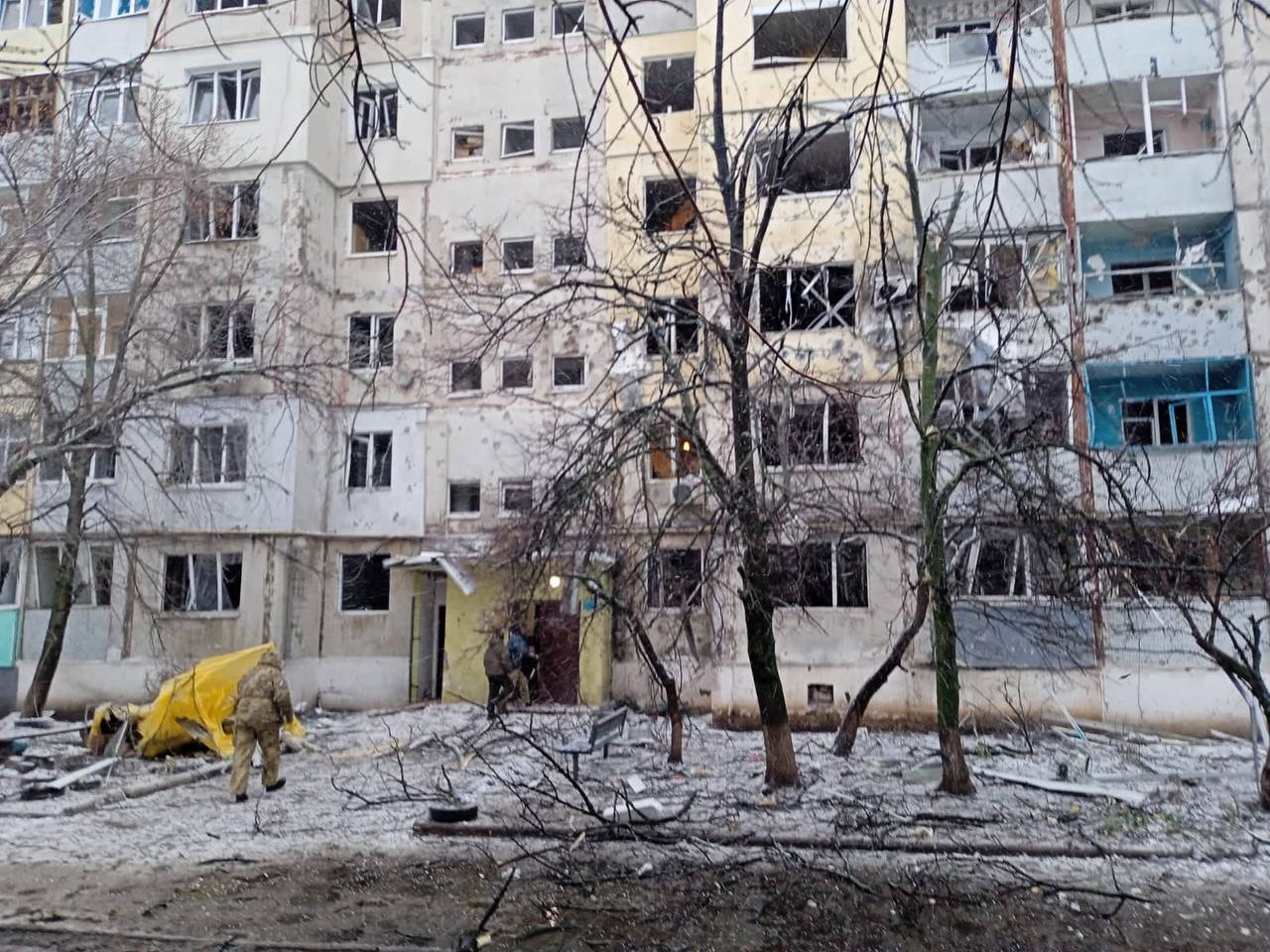 Будинок у Куп'янську після обстрілу 23 листопада