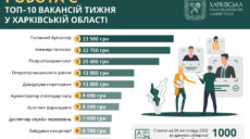 Работа на Харьковщине: топ-10 вакансий недели с зарплатой от 7 до 23,5 тысяч