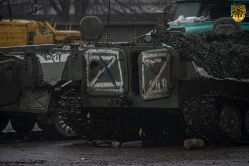 Харьковская 92 ОМБр показала, как ремонтирует технику — свою и трофейную