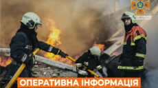 Харьковские спасатели ГСЧС потушили пожар на складе, возникший из-за обстрела