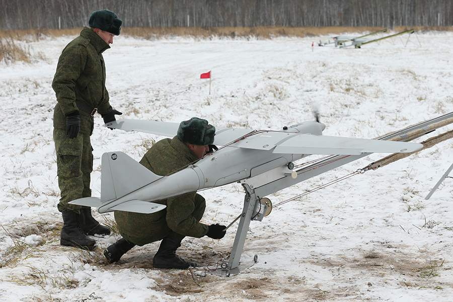 На Харьков летит российский БПЛА Орлан-10