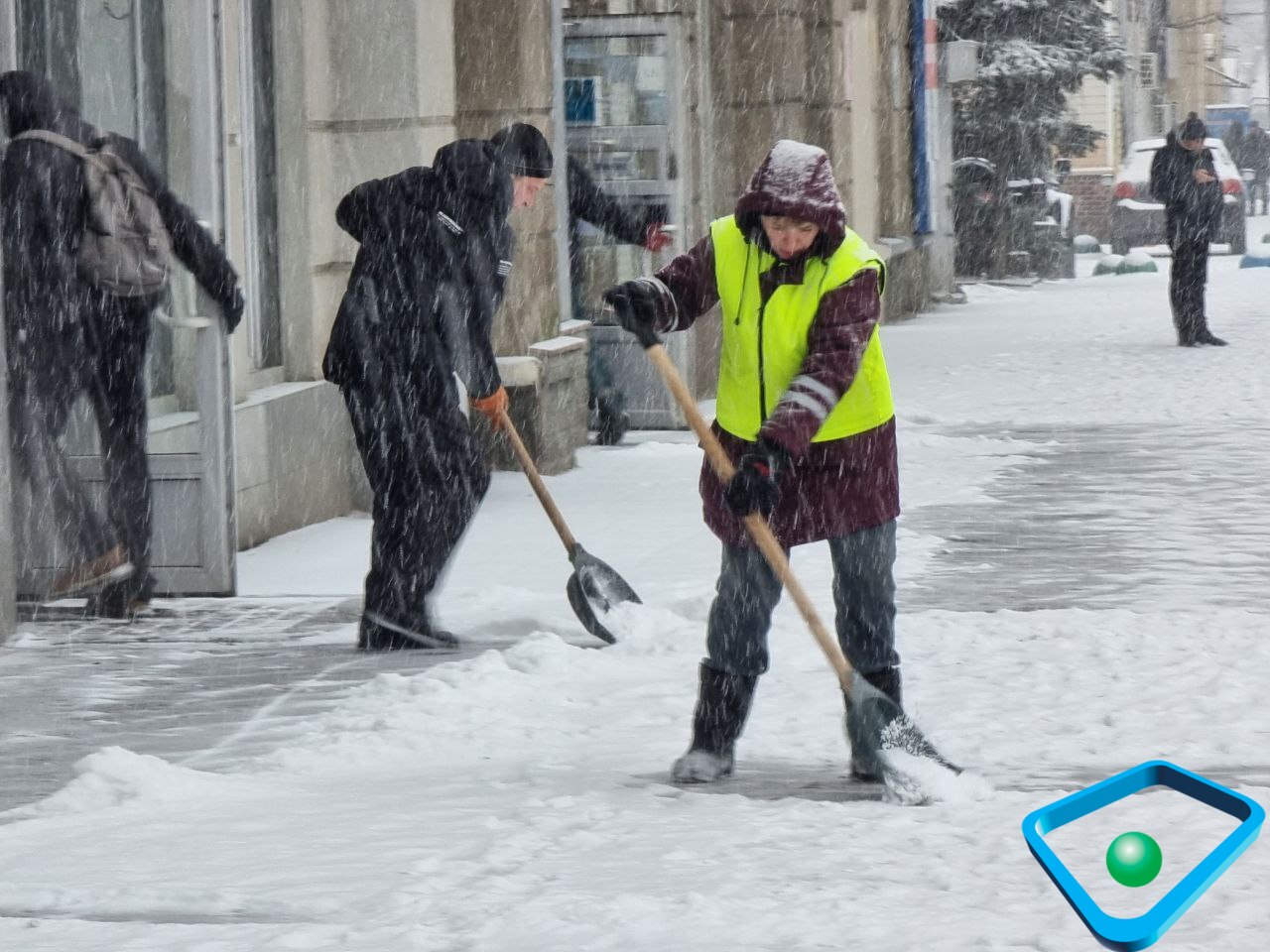 Снег в Харькове 8 декабря 2022