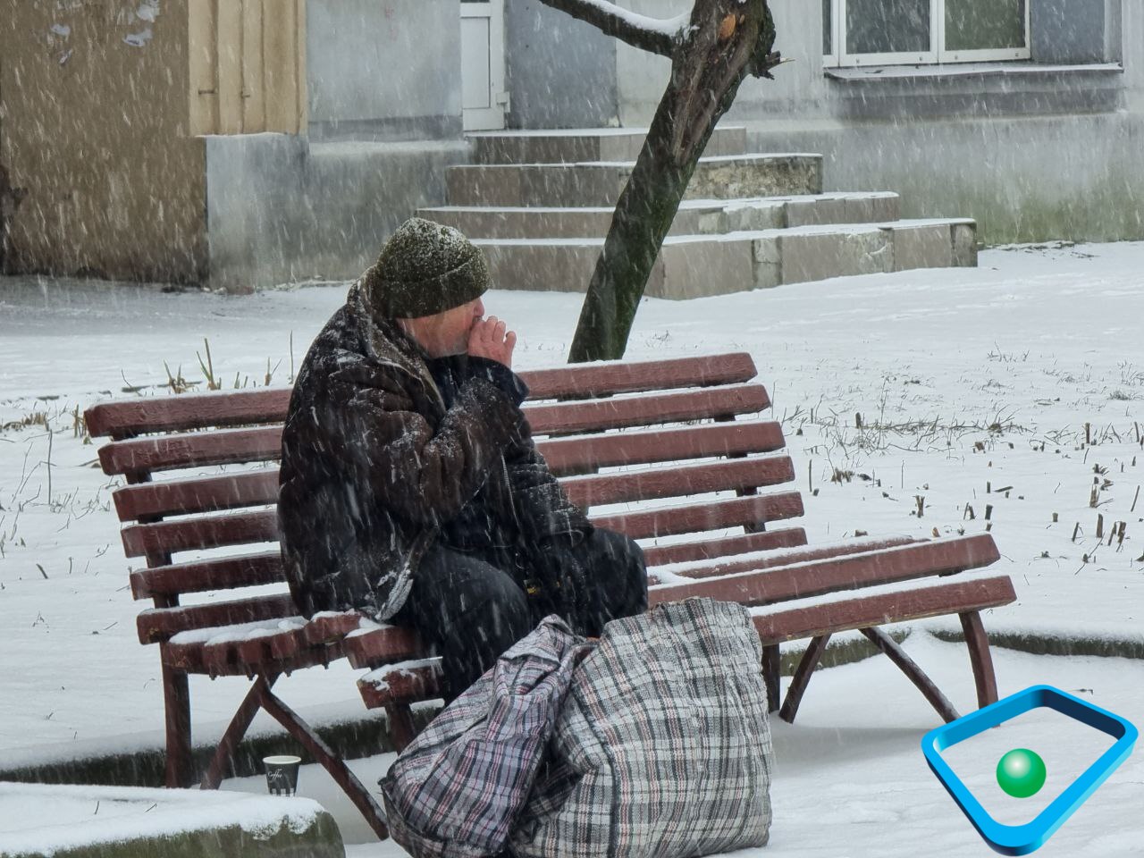 Снег в Харькове 8 декабря 2022 4