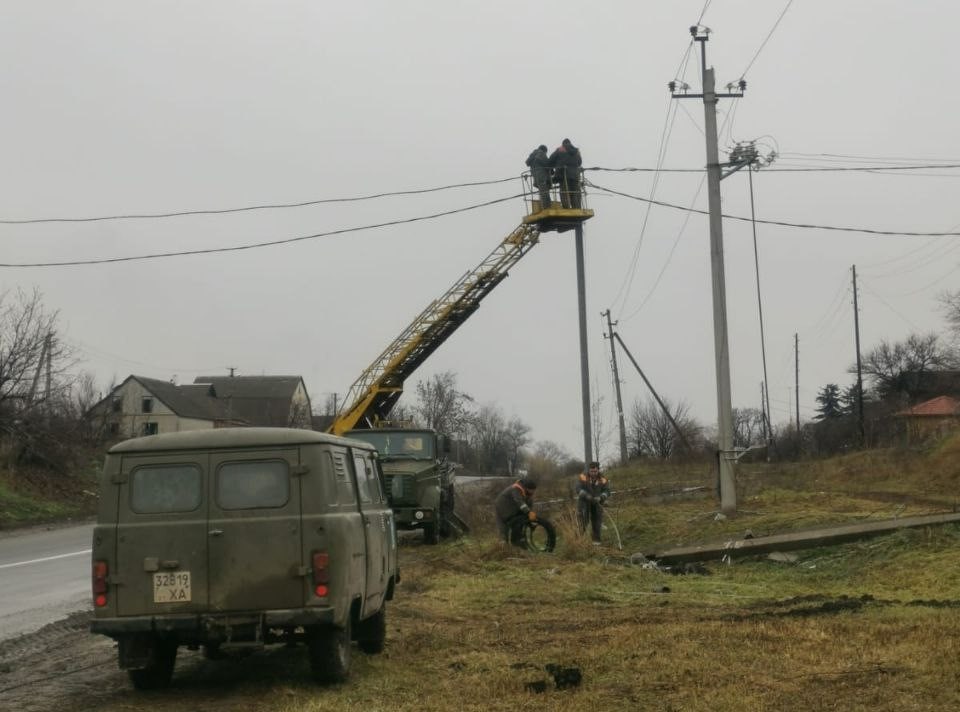 9 месяцев без света: В освобожденных Циркунах появилось электроснабжение