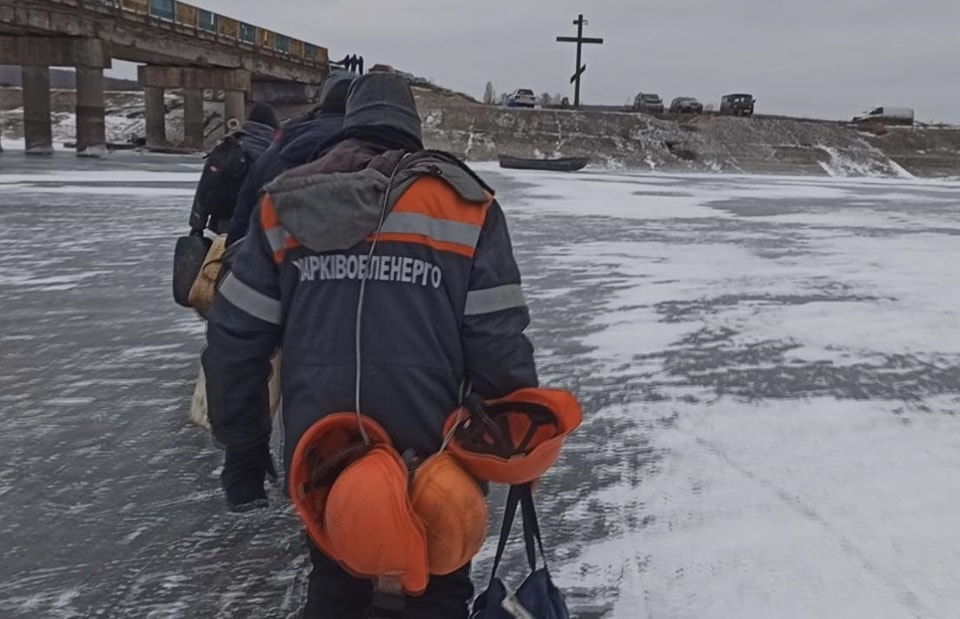 Десяти населеним пунктам Чугуївщини повернули світло після обстрілу 31 грудня