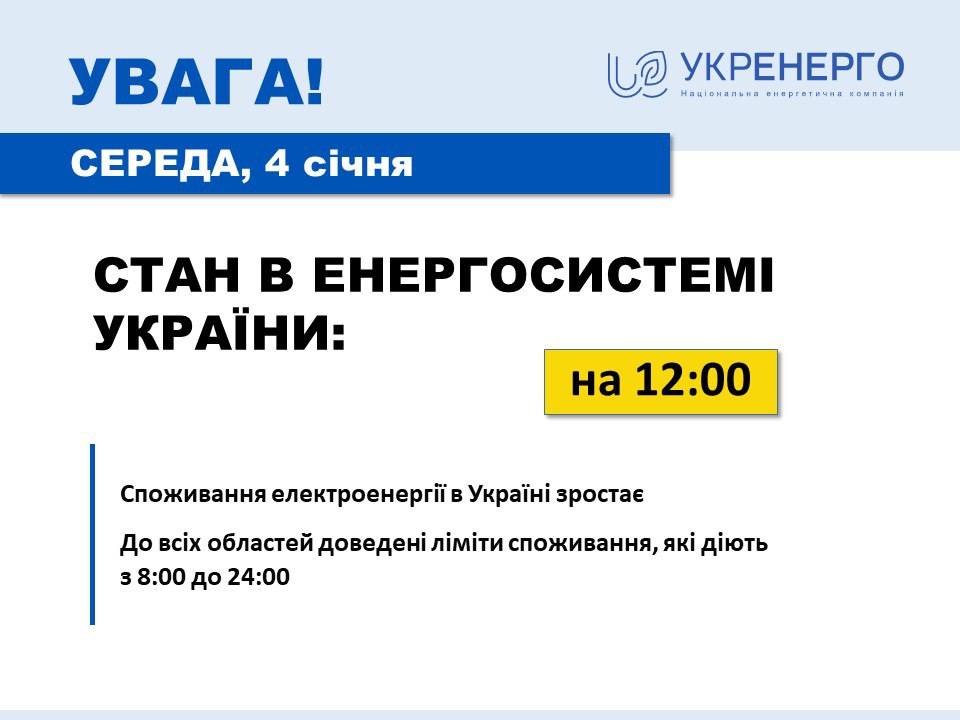 В Україні зростає споживання електроенергії: на що очікувати харків’янам