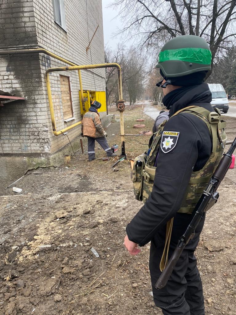 Последствия обстрелов Харьковщины 16 января  фото полиции