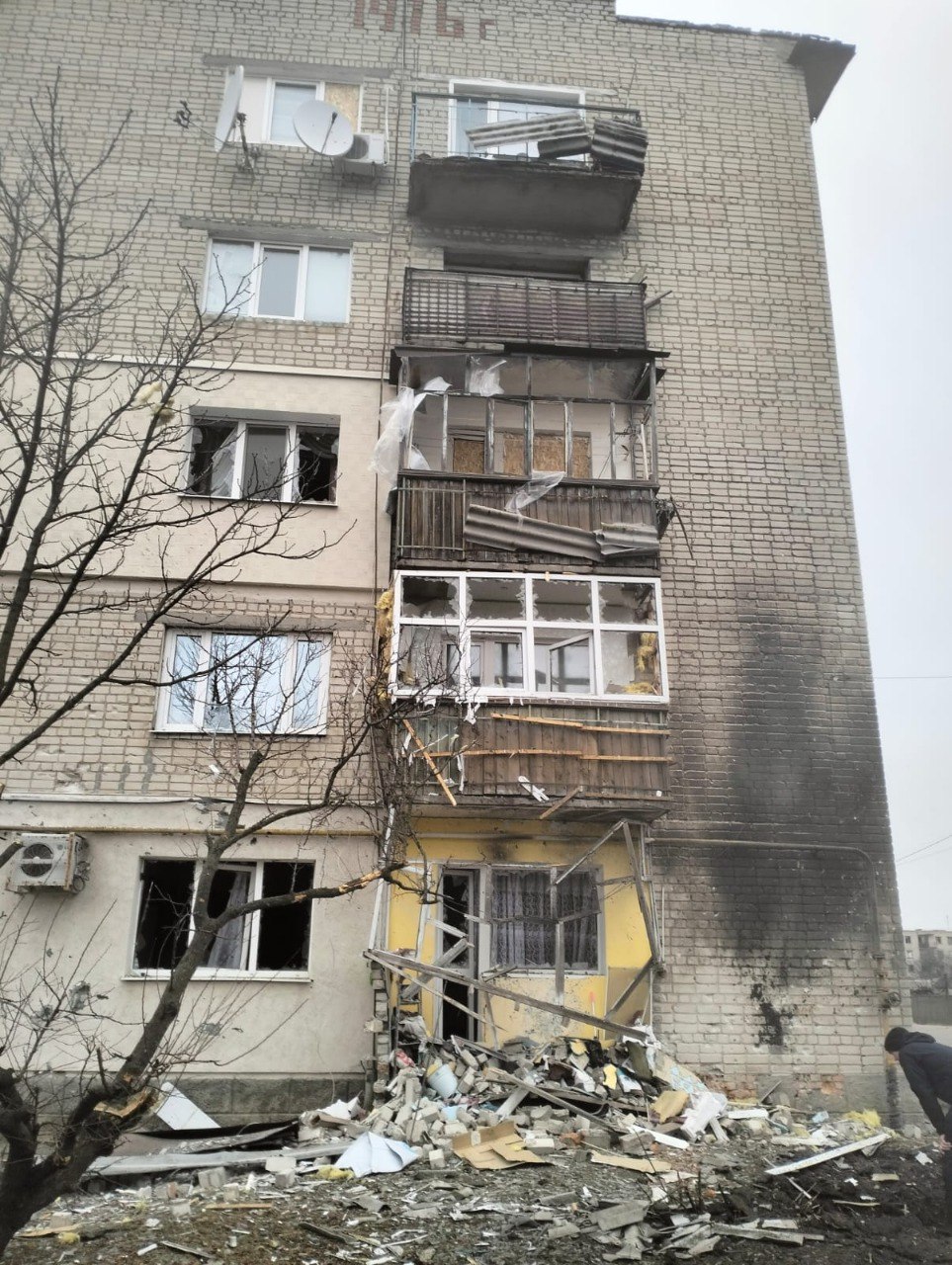 Последствия обстрелов Харьковской области 22 января 2023 7