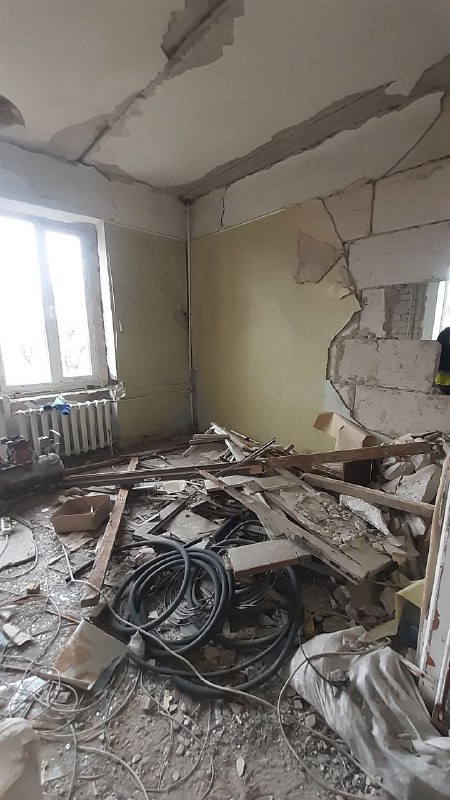 Ремонт будинків у Харкові після обстрілу 3