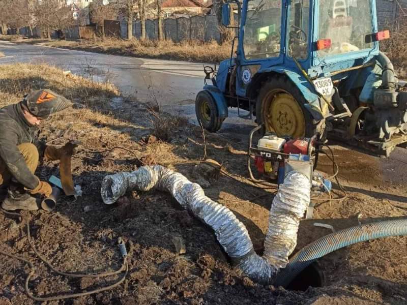 85 аварій на водогоні відремонтували за тиждень у Харкові