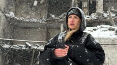 Леся Нікітюк показала фото на тлі руїн Салтівки і розповіла, навіщо приїжджала