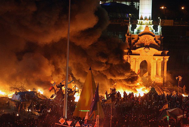 Штурм Майдана 18 февраля 2014