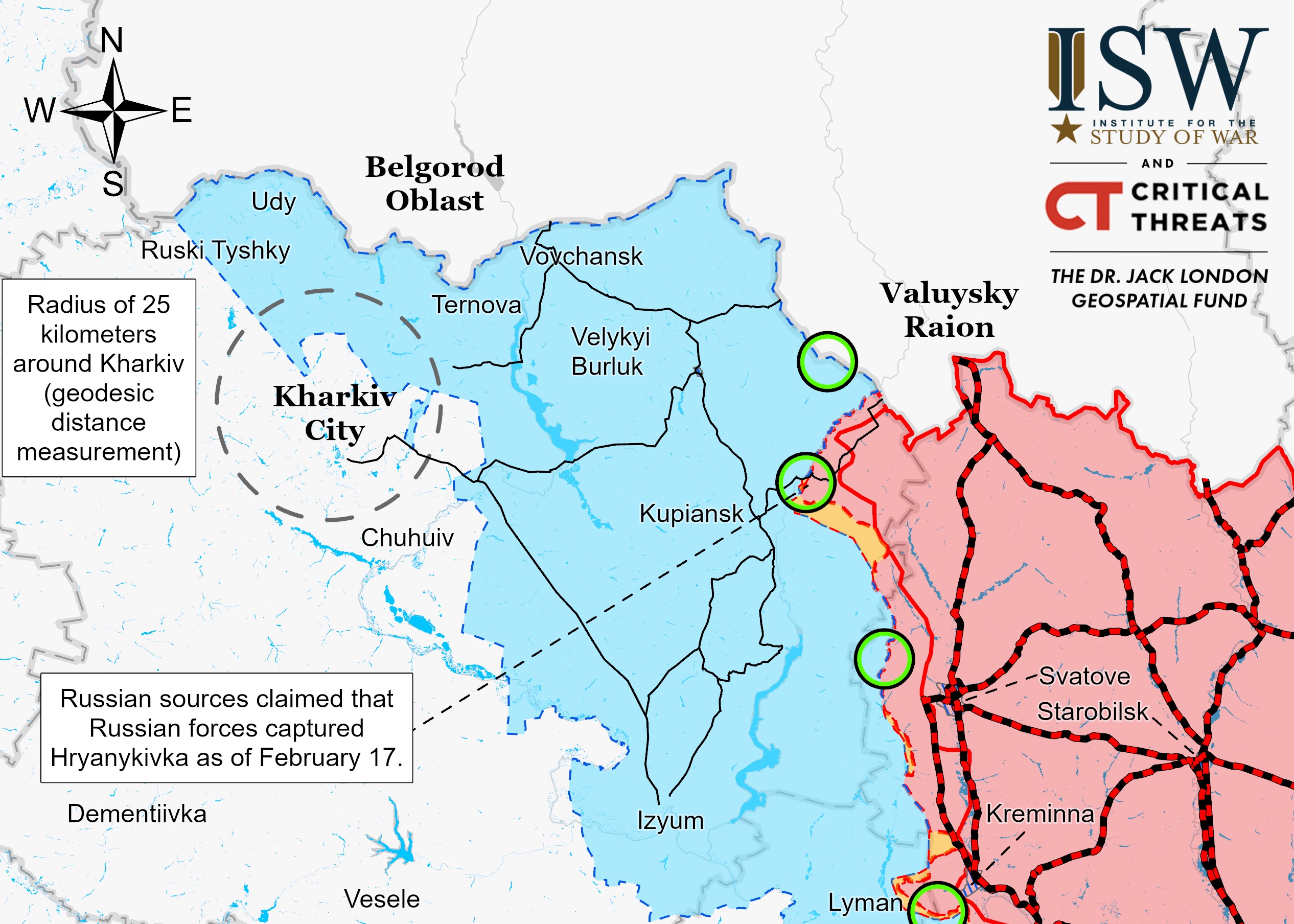 Війська РФ намагаються наростити темп наступу на рубежі Куп’янськ-Лиман – ISW