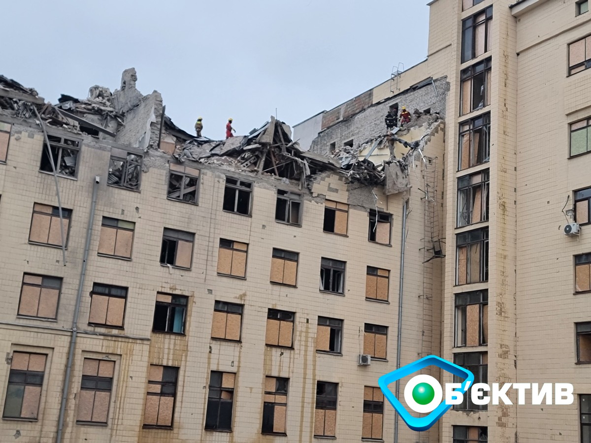 Ракетный обстрел Харькова. Пятеро человек получили разные ранения (Сюжет)
