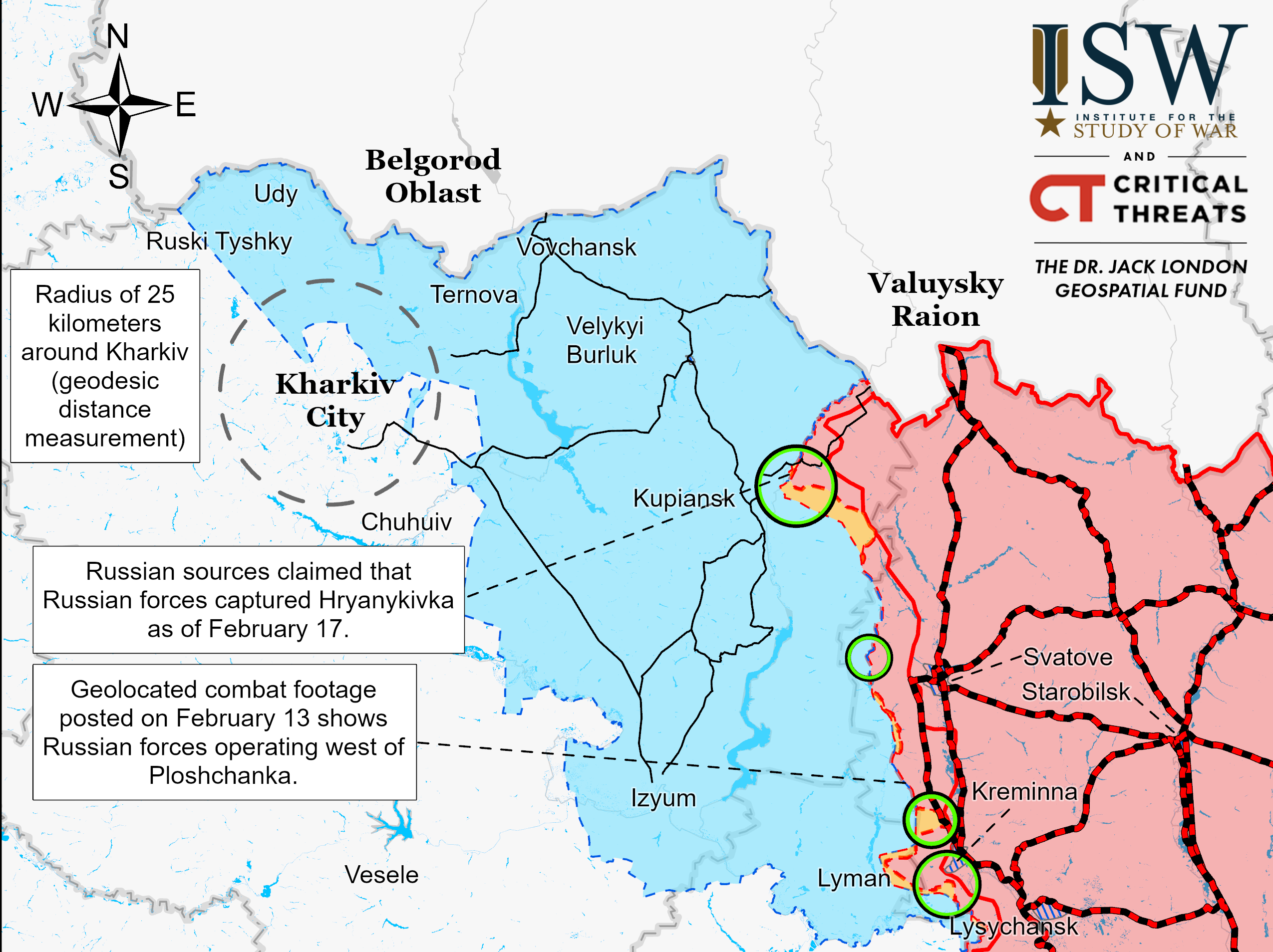 У ISW немає підтверджень захоплення військами РФ Гряниківки на Харківщині
