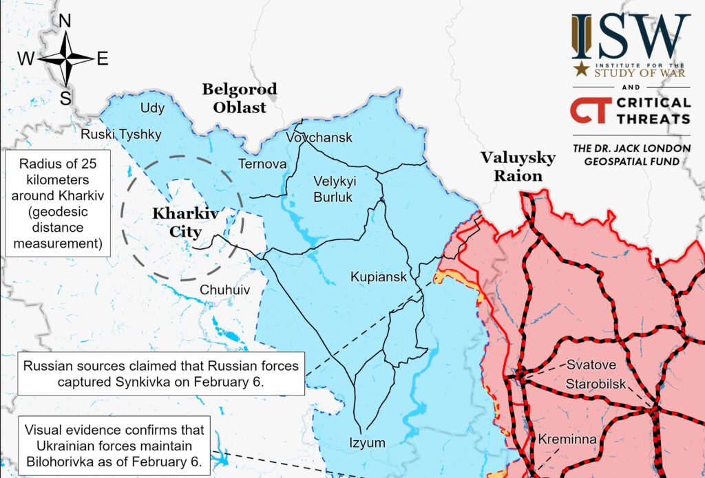 Российские войска, вероятно, продвинулись в районе Купянска — ISW