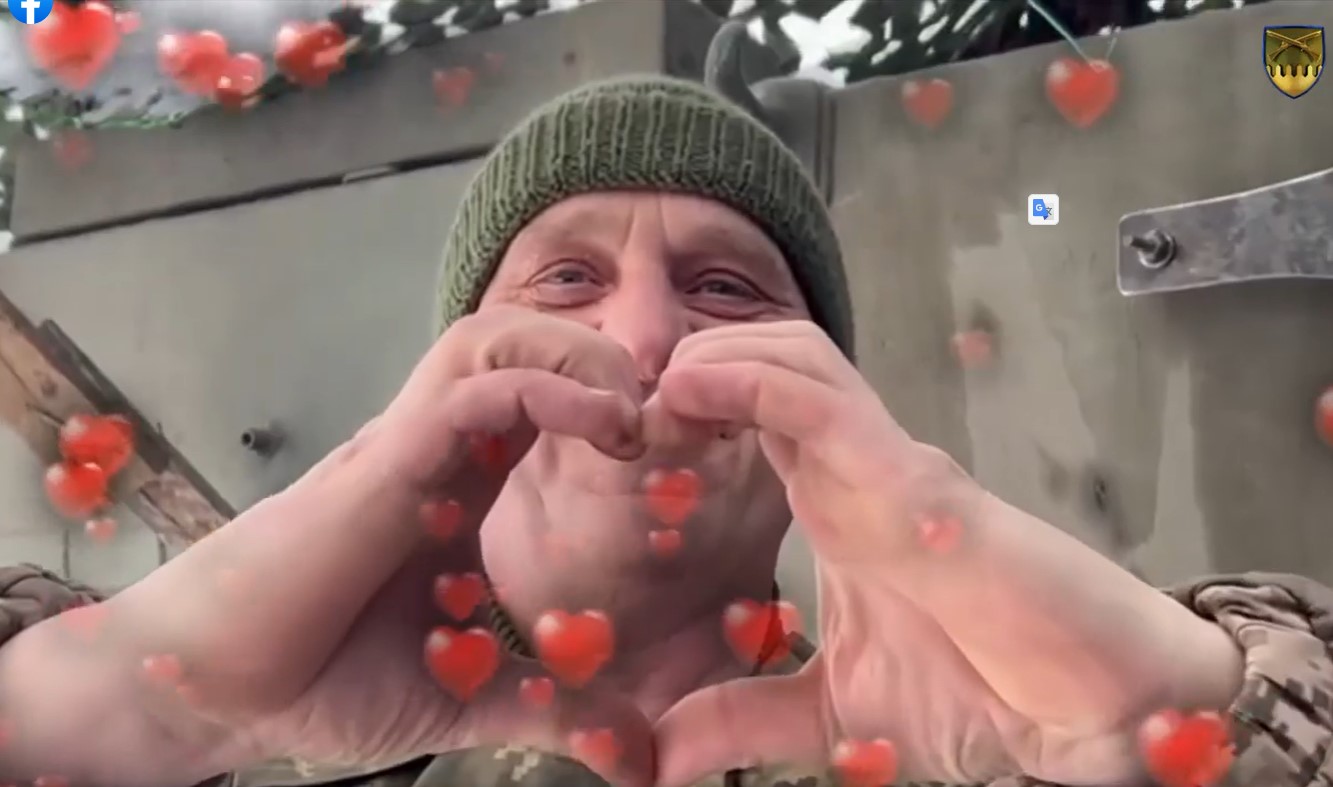 Защитники из харьковской 92-й ОМБр обратились к любимым 14 февраля (видео)