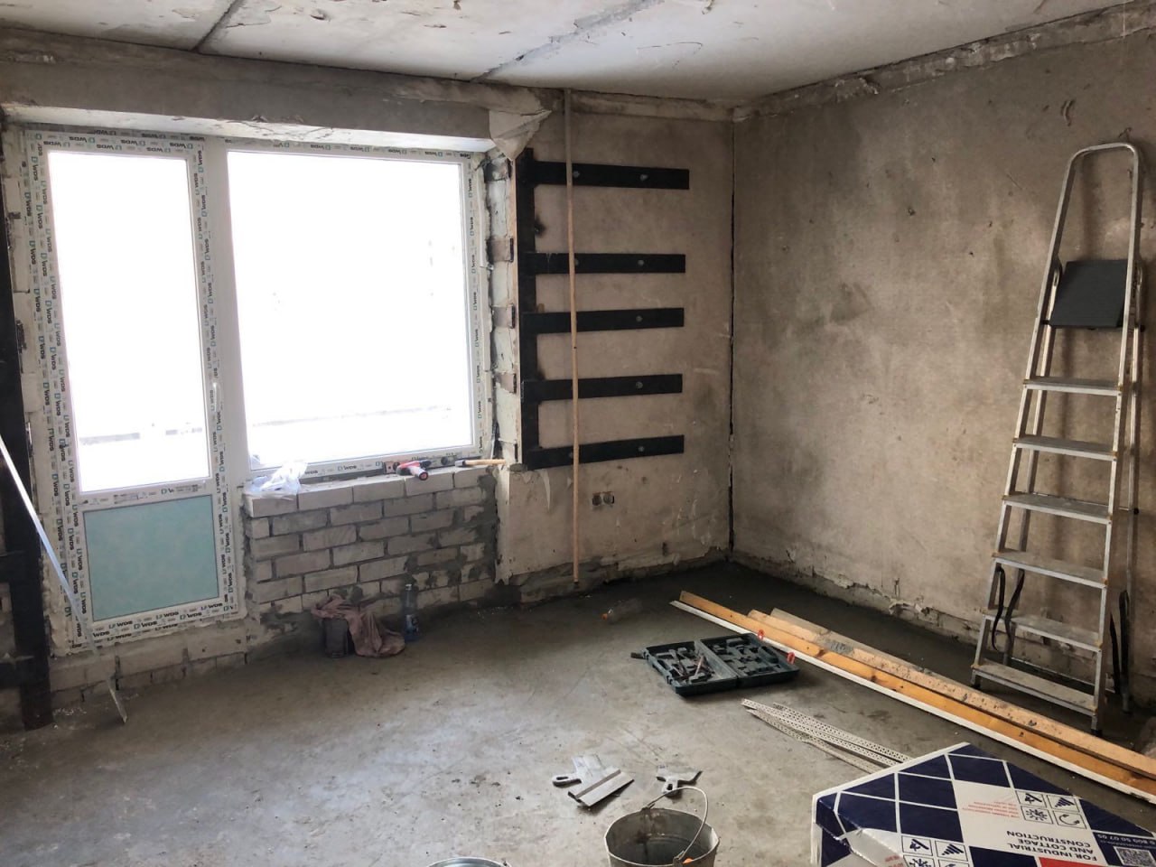 Відновлення будинку на вулиці Ювілейній у Харкові після обстрілу 3