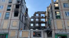 Мета – відбудувати повністю: на Салтівці відновлюють п’ятиповерхівку (фото)