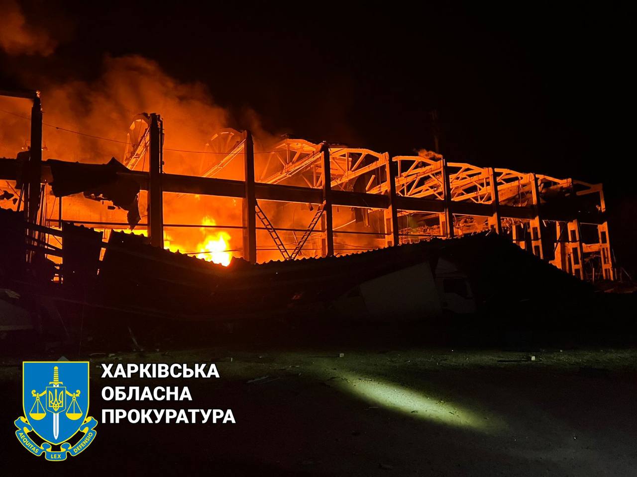 Последствия ночного ракетного удара по Харькову 12 февраля 2023