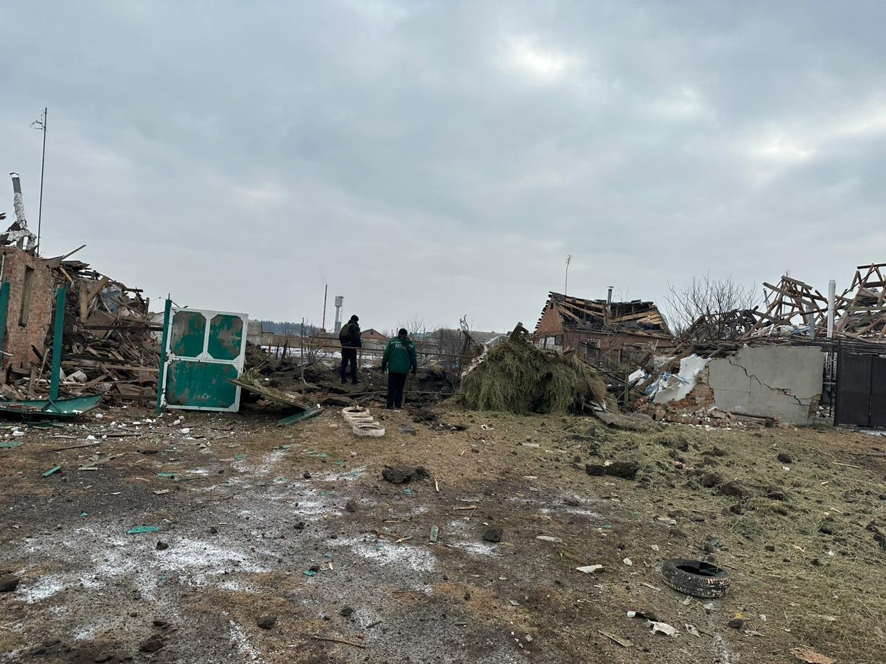 Последствия обстрелов Харьковской области 11 февраля 2023 4
