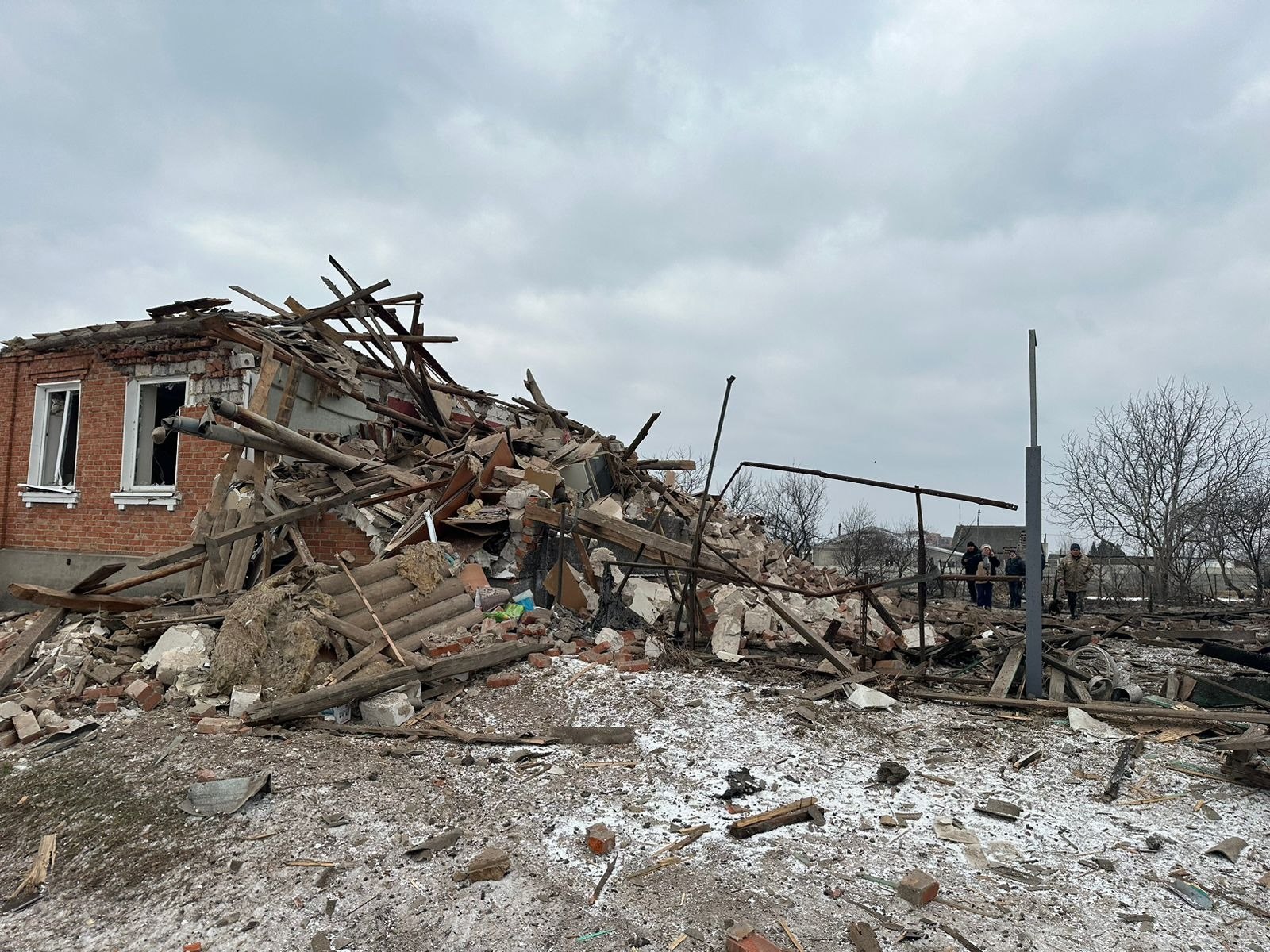 Последствия обстрелов Харьковской области 11 февраля 2023 8