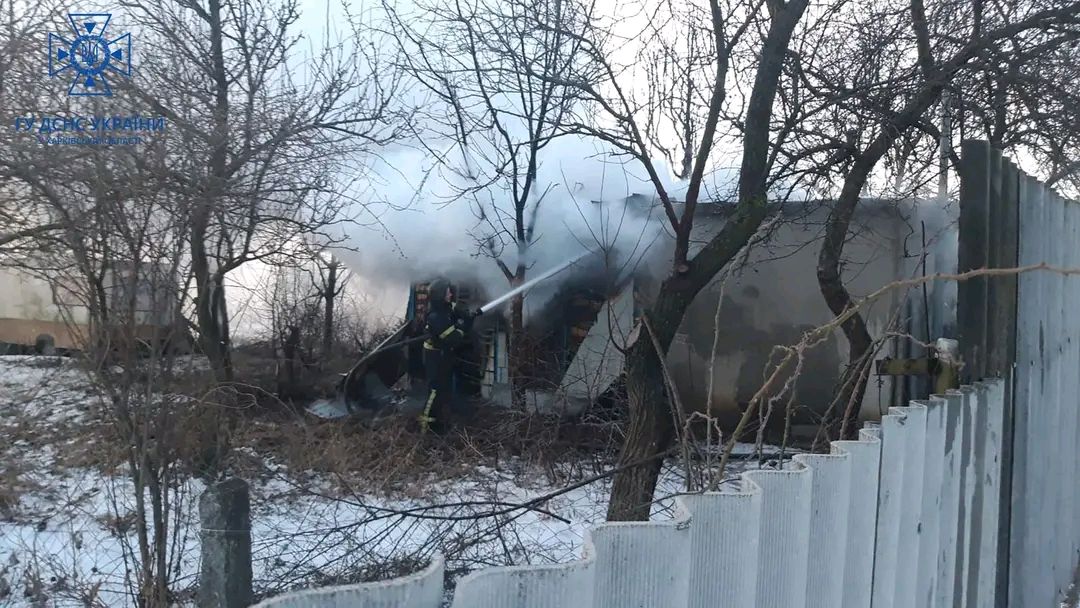 Разрушения в Купянске после обстрела 13 февраля  2