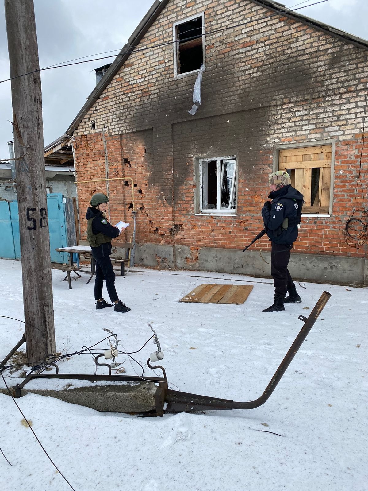 Последствия обстрелов Харьковщины 16-17 февраля 2023 4