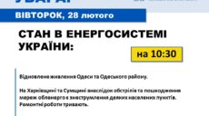 На Харківщині – знеструмлення через обстріли – Укренерго