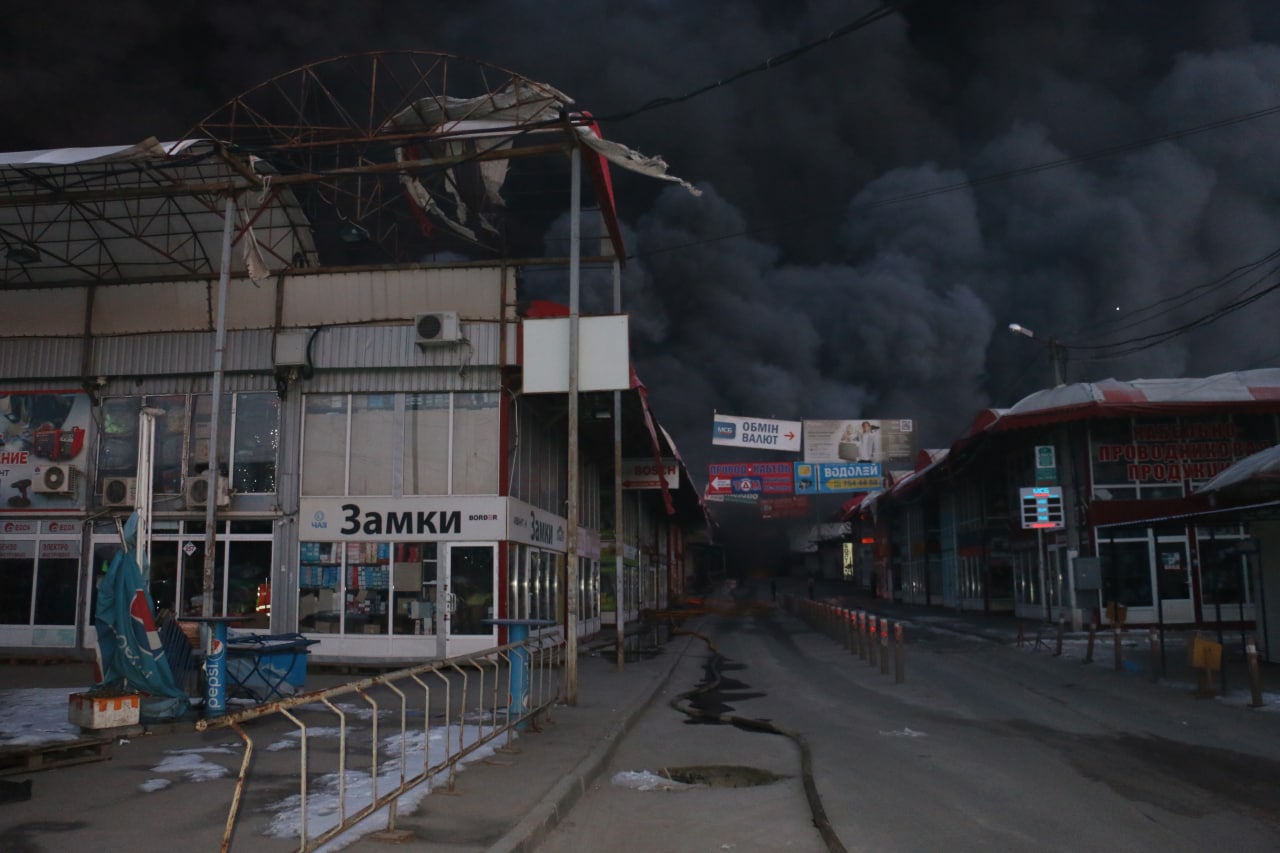 Пожар на Барабашово 17 марта 2022