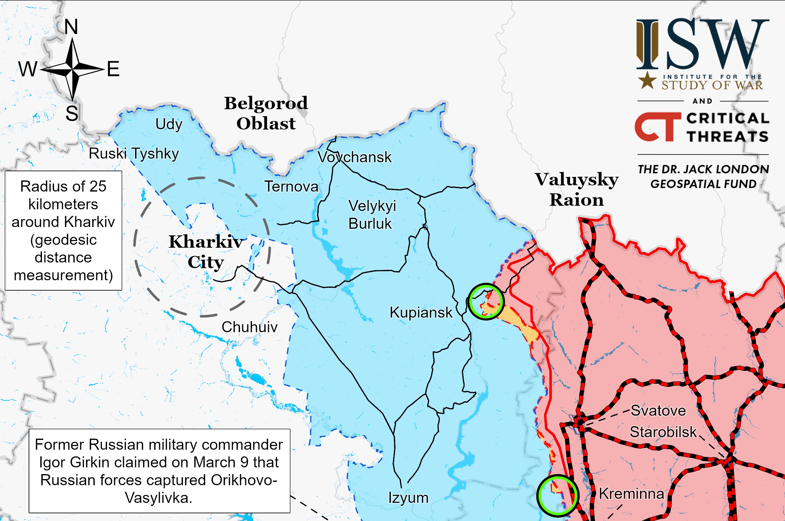 Що відбувається на фронті біля Куп’янська: інформація ISW (мапа)