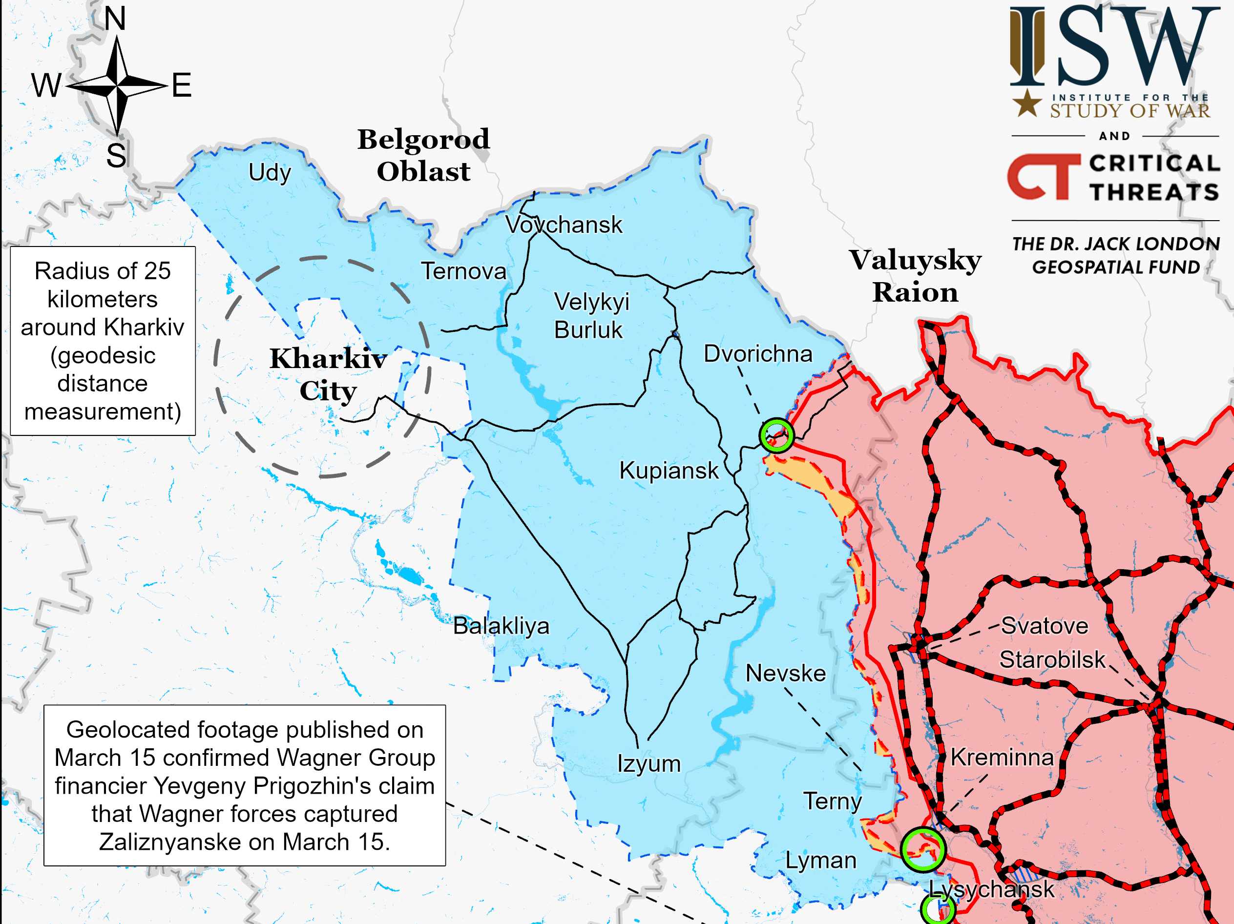 Атаку армии РФ в районе Гряниковки на Харьковщине проанализировал ISW