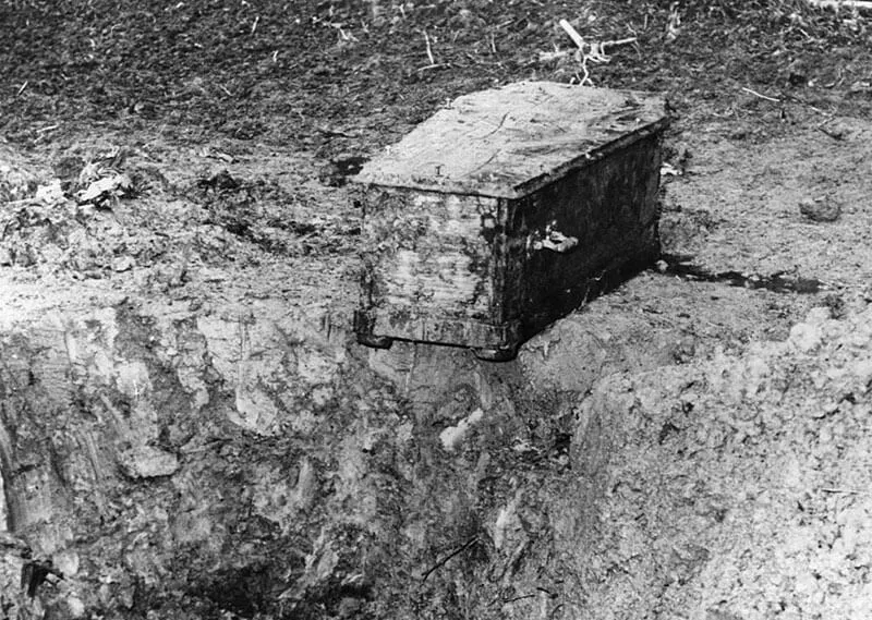 Гроб с останками Чарли Чаплина, похищенный грабителями
