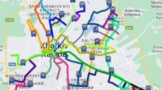 Мэрия Харькова опубликовала карту автобусных маршрутов на время блэкаута