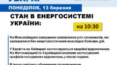 В Харьковской области в течение дня могут отключать свет — Укрэнерго