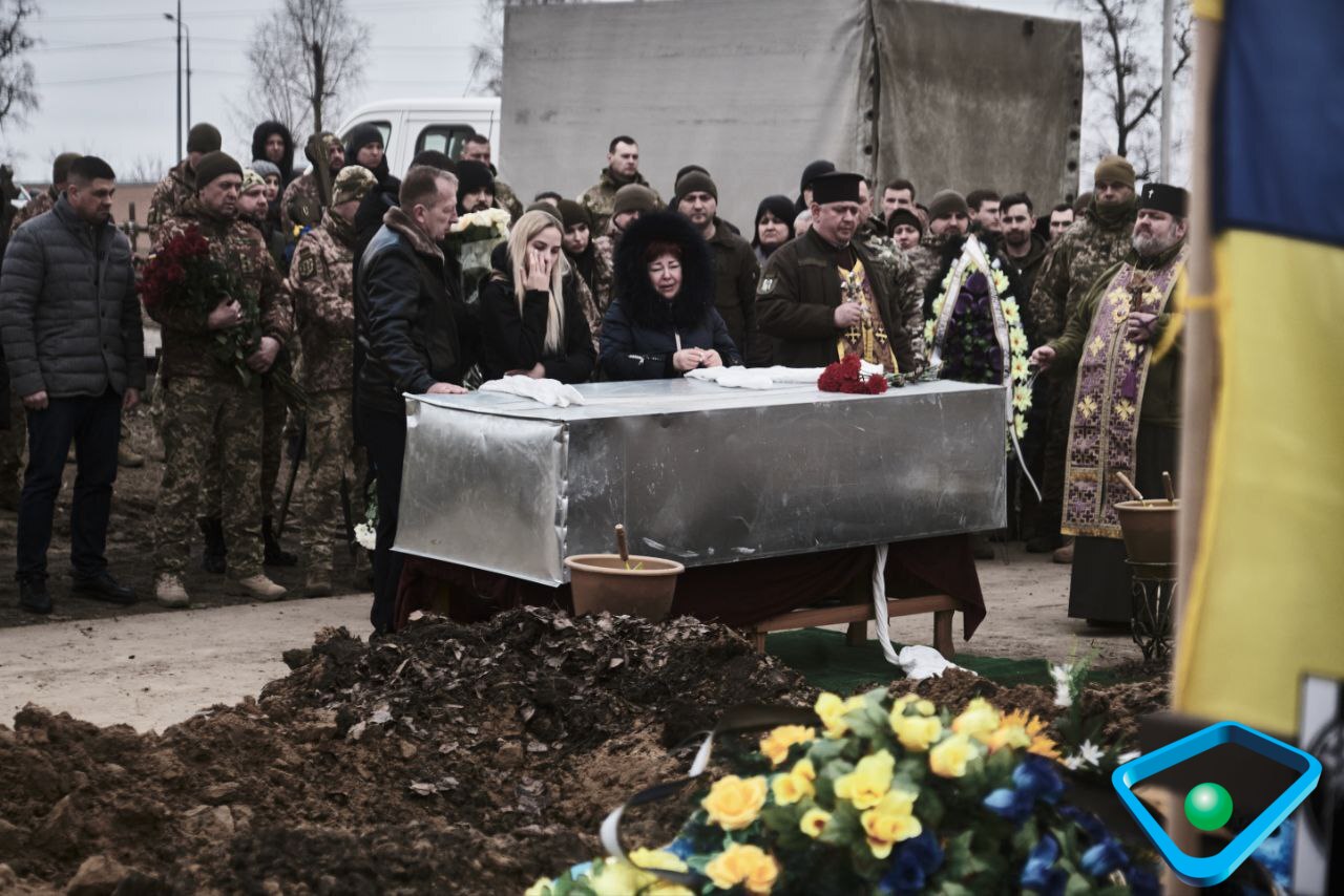 Похороны Героя Украины Олега Адамовского 2
