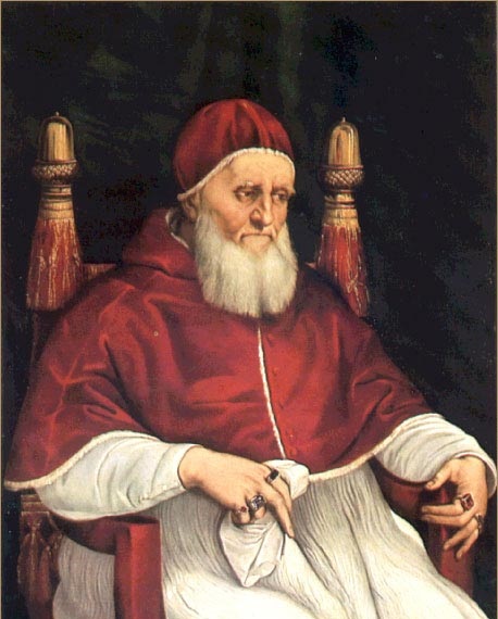 Папа Римский Юлий 2 - портрет Рафаэля